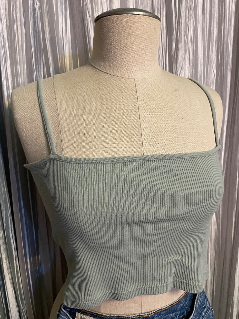 Light Green Crop Top